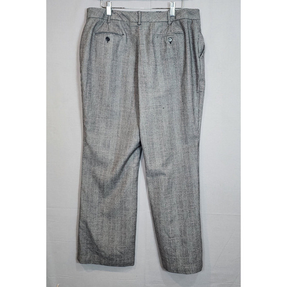 Brooks Brothers 346 Wool Blend Dress Pants Womens Sz 16 Gray Caroline Fit - Picture 2 of 5